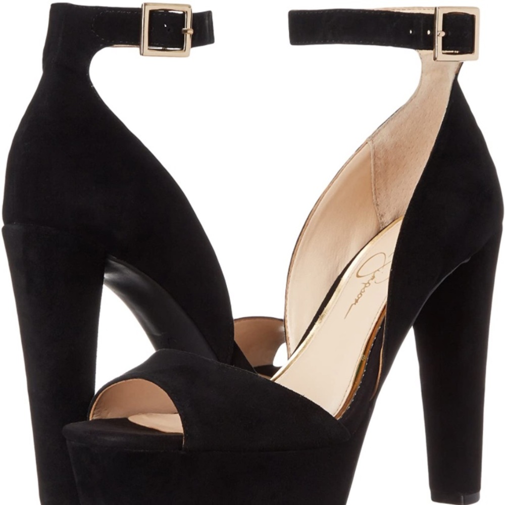 Jessica Simpson Athens Platform Pump - Black - 8M